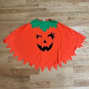One size fits most Pumpkin Poncho